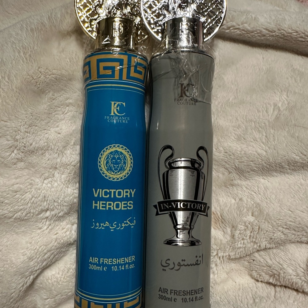 Fragrance Couture Victory Heroes & In-Victory Air Fresheners - New
